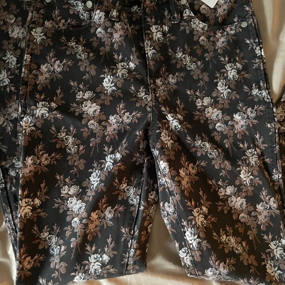 J. Crew Floral Pattern Pants Waist Size 24 - Picture 8 of 9